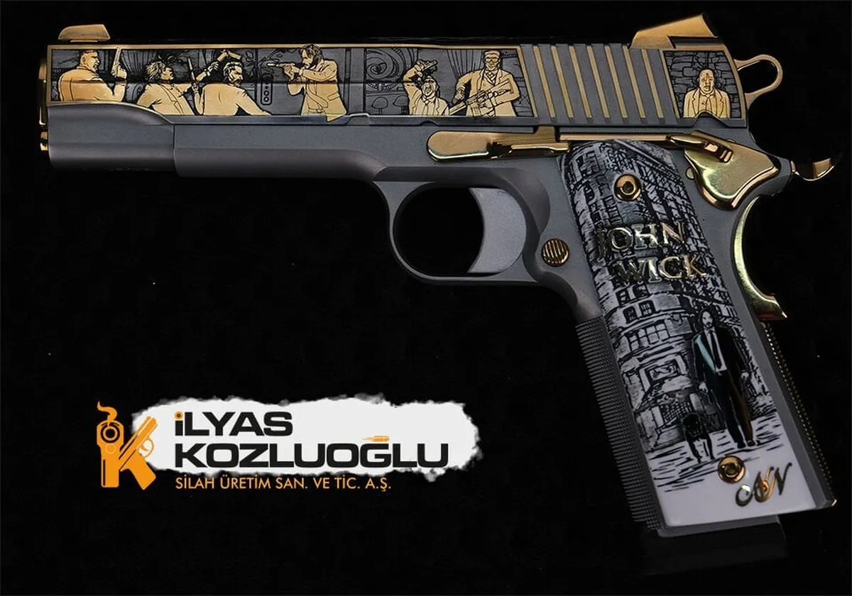 SIG SAUER 1911 – JOHN WICK Gravür – Füme Kaplama