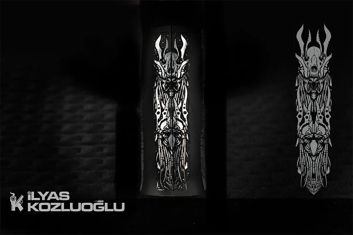 Sig Sauer P226S – Predator Gravür Çalışması Detay 6