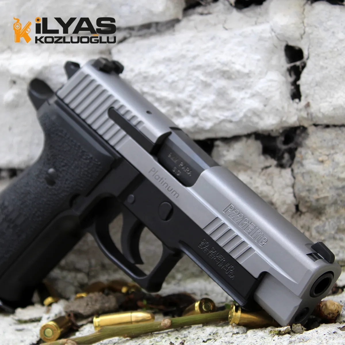 SıgSauer P226 Elite Mat Füme Titanyum Kaplama Detay 3
