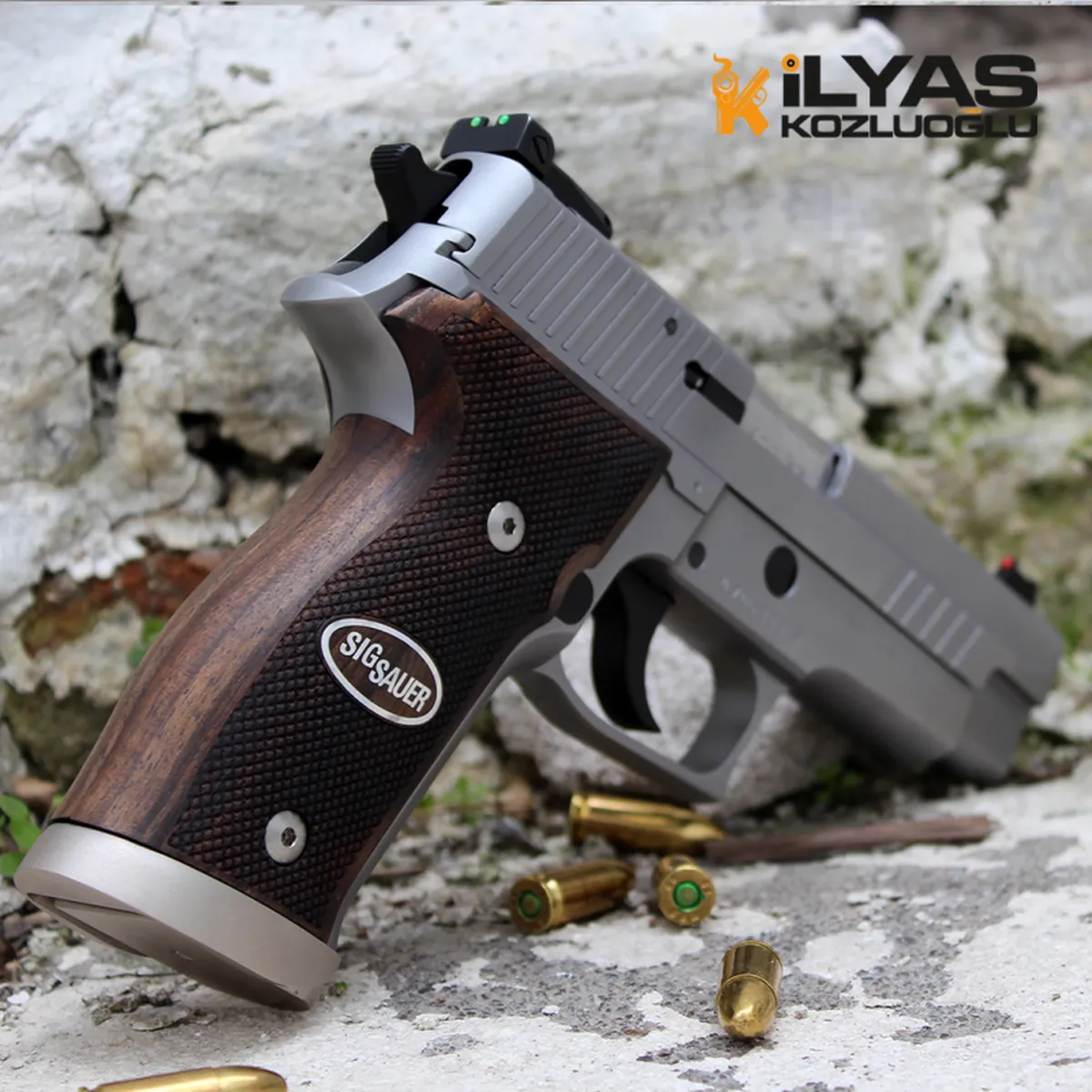 SıgSauer P226 Mat Krom Kaplama Detay 3