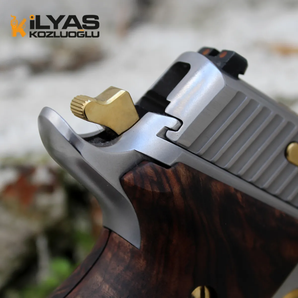 SıgSauer P226 Mat Titanyum Kaplama & Gravür Detay 3
