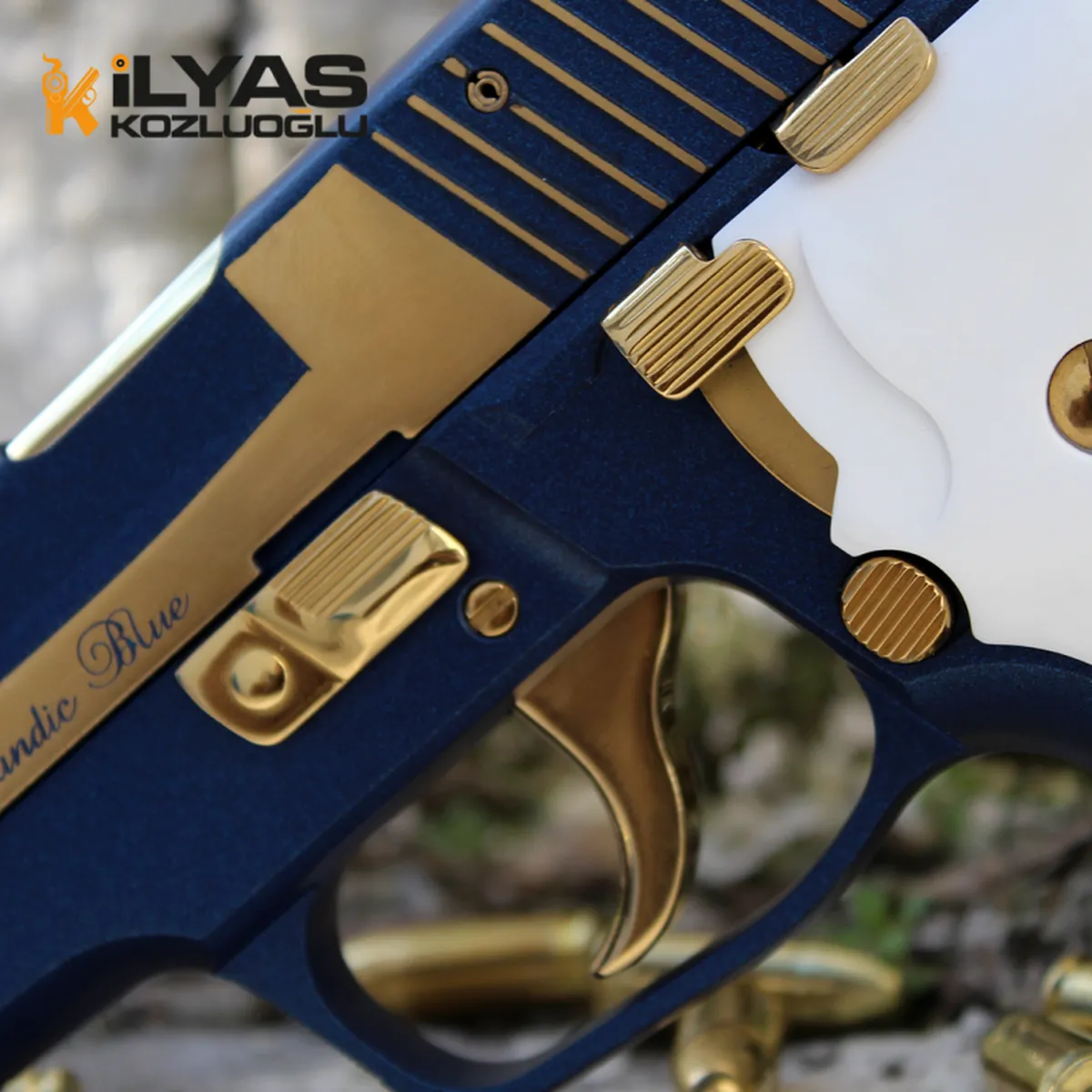 SıgSauer P226 Mavi Kaplama Detay 2