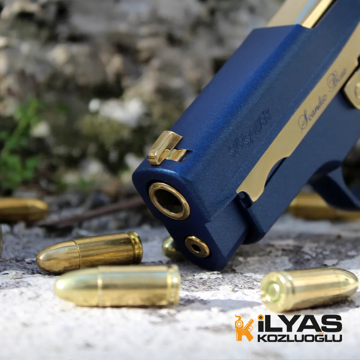 SıgSauer P226 Mavi Kaplama Detay 7