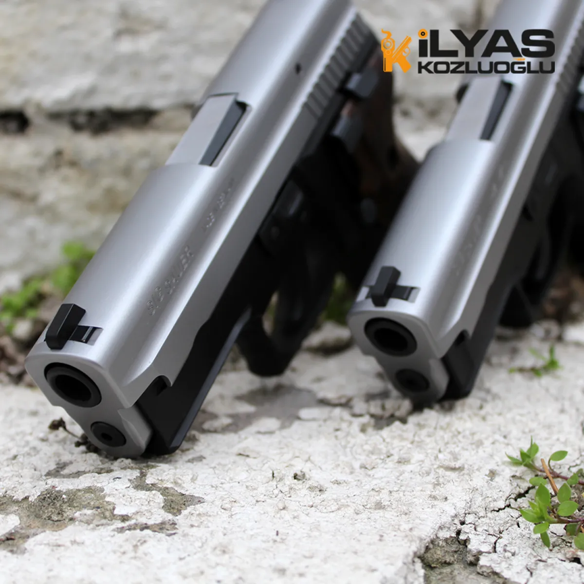 SıgSauer P229 Mat Füme Titanyum Kaplama Detay 2