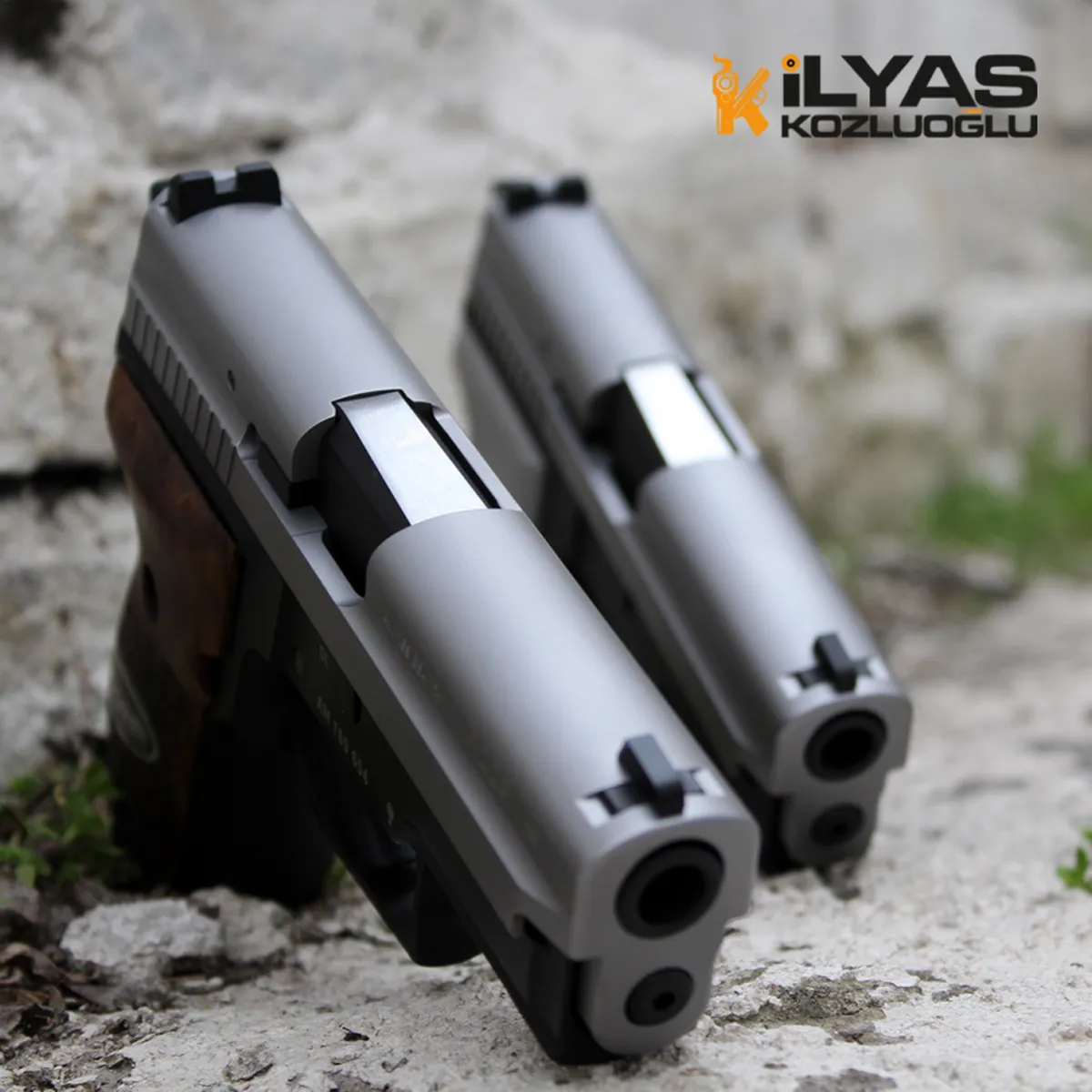 SıgSauer P229 Mat Füme Titanyum Kaplama Detay 3