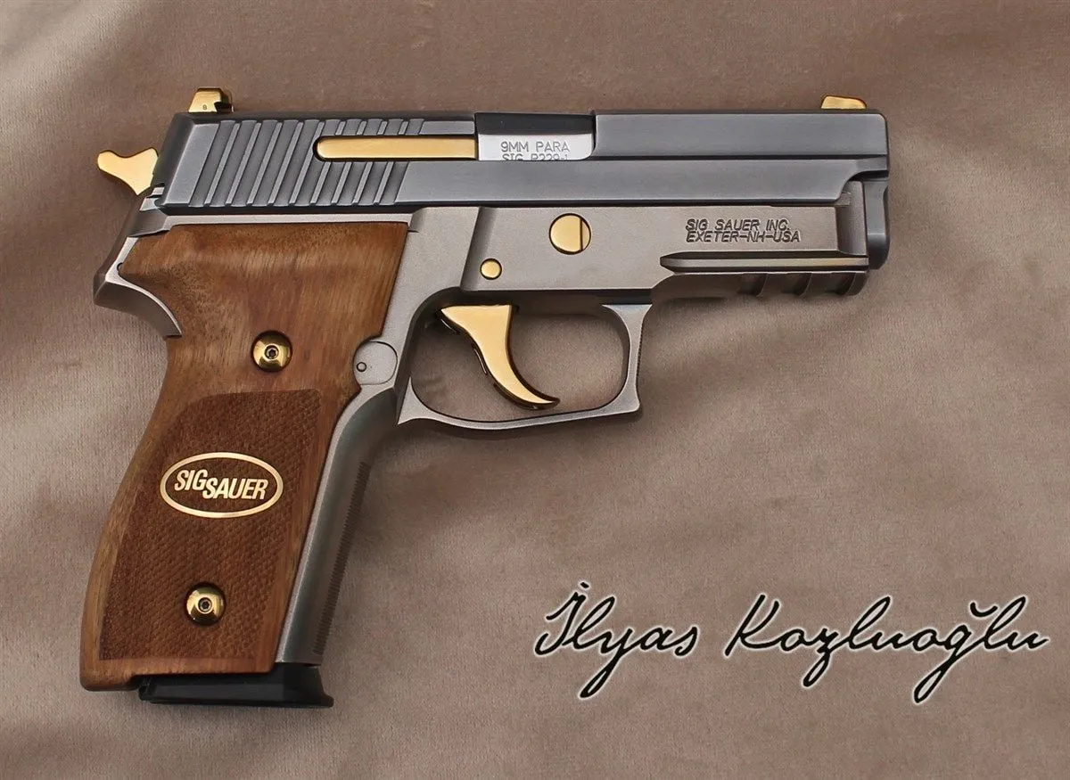 SıgSauer P229 Titanyum Kaplama Detay 2
