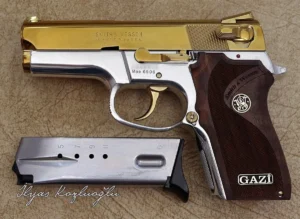 Smith&Wesson 6906 Titanyum Kaplama Sarı Beyaz