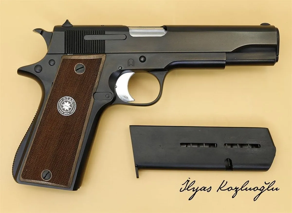 Star 9MM Siyah Krom Kaplama Detay 3