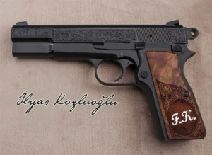 Tisaş ZIG 14 – Koyu Füme Titanyum Kaplama – Yanaklar Gravür Desen