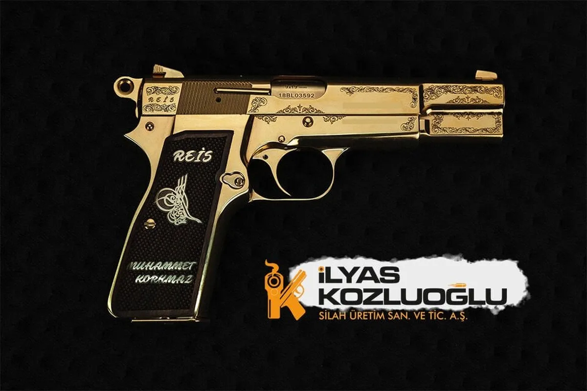 Tisaş ZIG 14 – Sade Gravür Çalışması- Parlak Sarı Titanyum Kaplama Detay 2