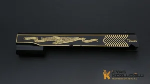 Tisaş ZIG M 1911 – Kartal ve Yeni Çekme Kertik Tasarım Gravürü – Mat Siyah Krom Kaplama