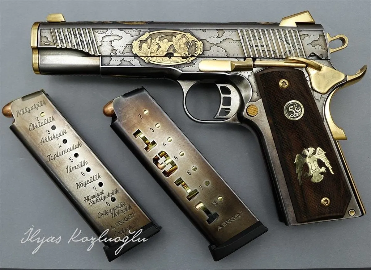 Tisaş ZIG M1911 Büyük Turan Devleti Detay 5