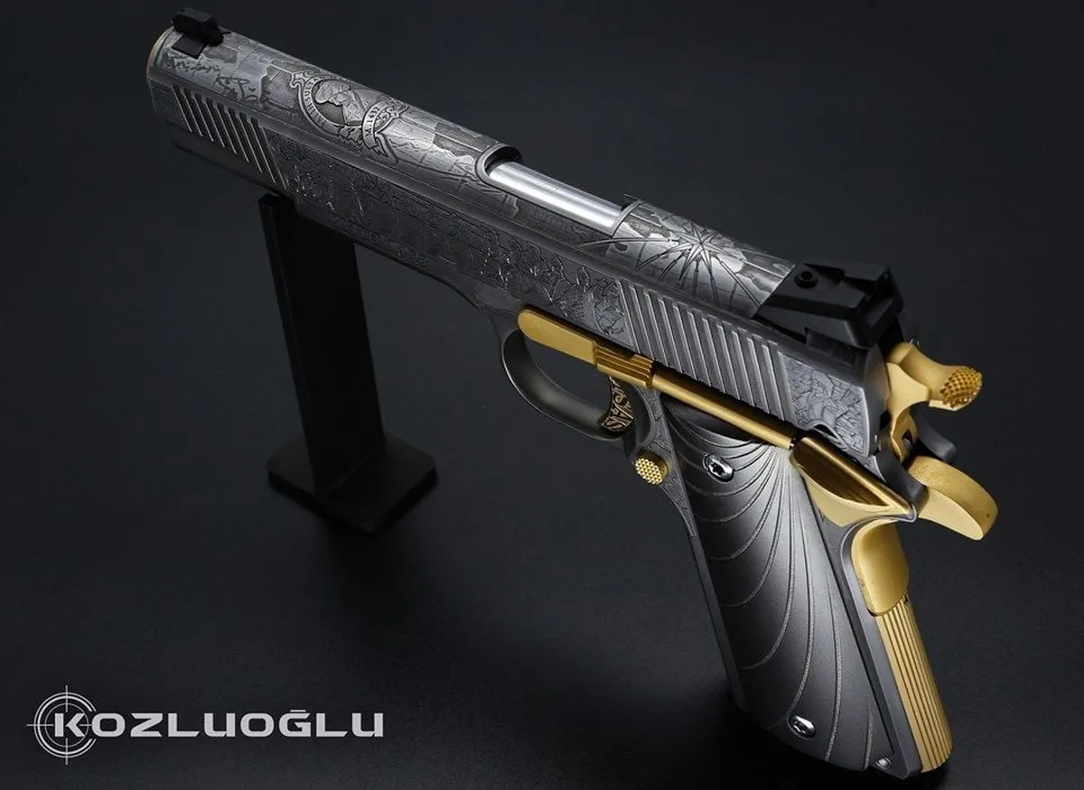 Tisaş ZIG M1911 Fetih 1453 Gold Detay 2