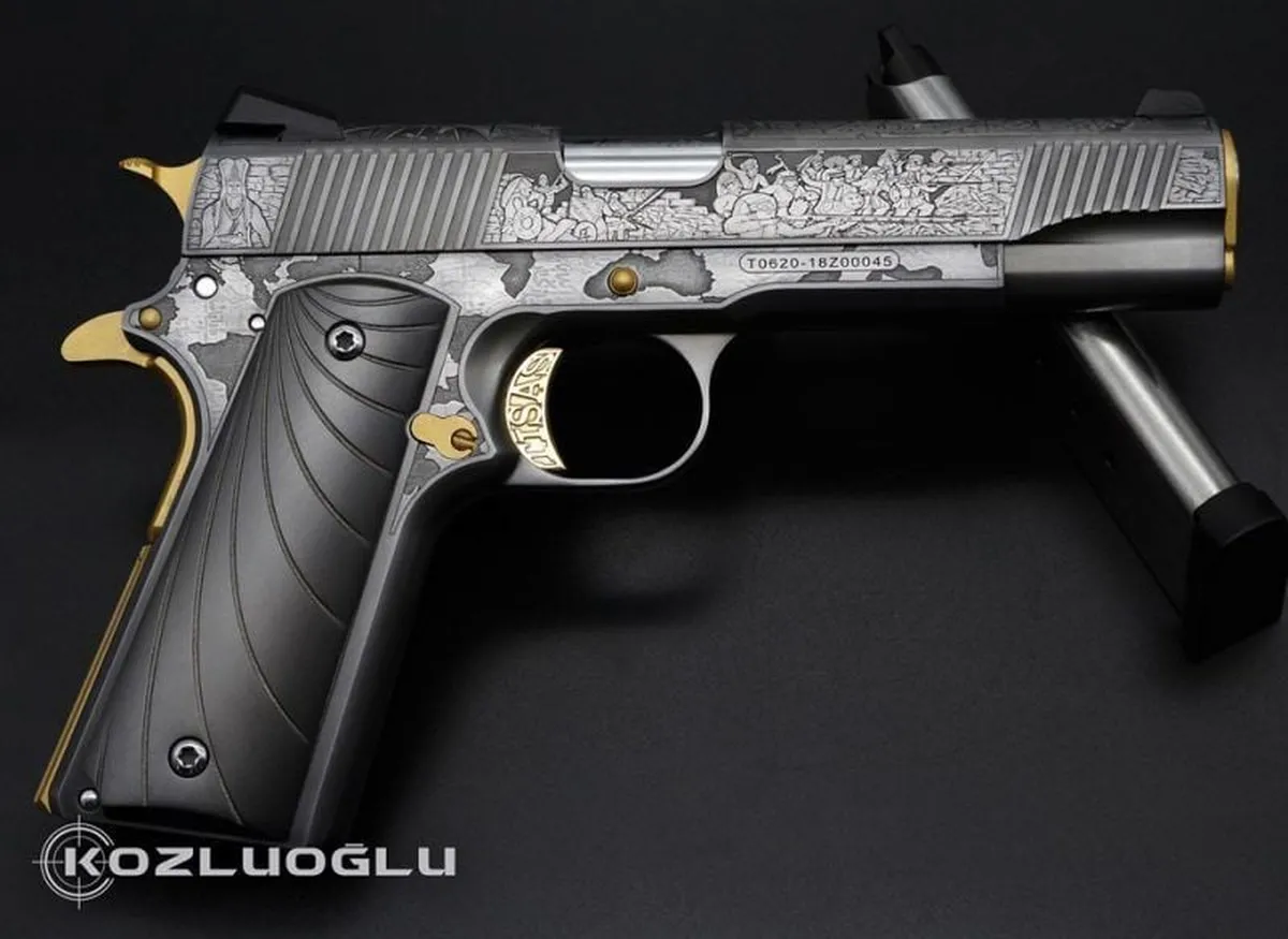 Tisaş ZIG M1911 Fetih 1453 Gold Detay 3
