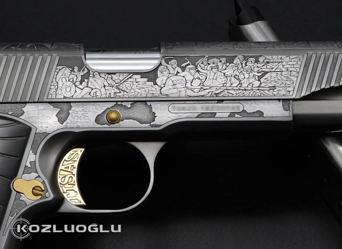 Tisaş ZIG M1911 Fetih 1453 Gold Detay 4