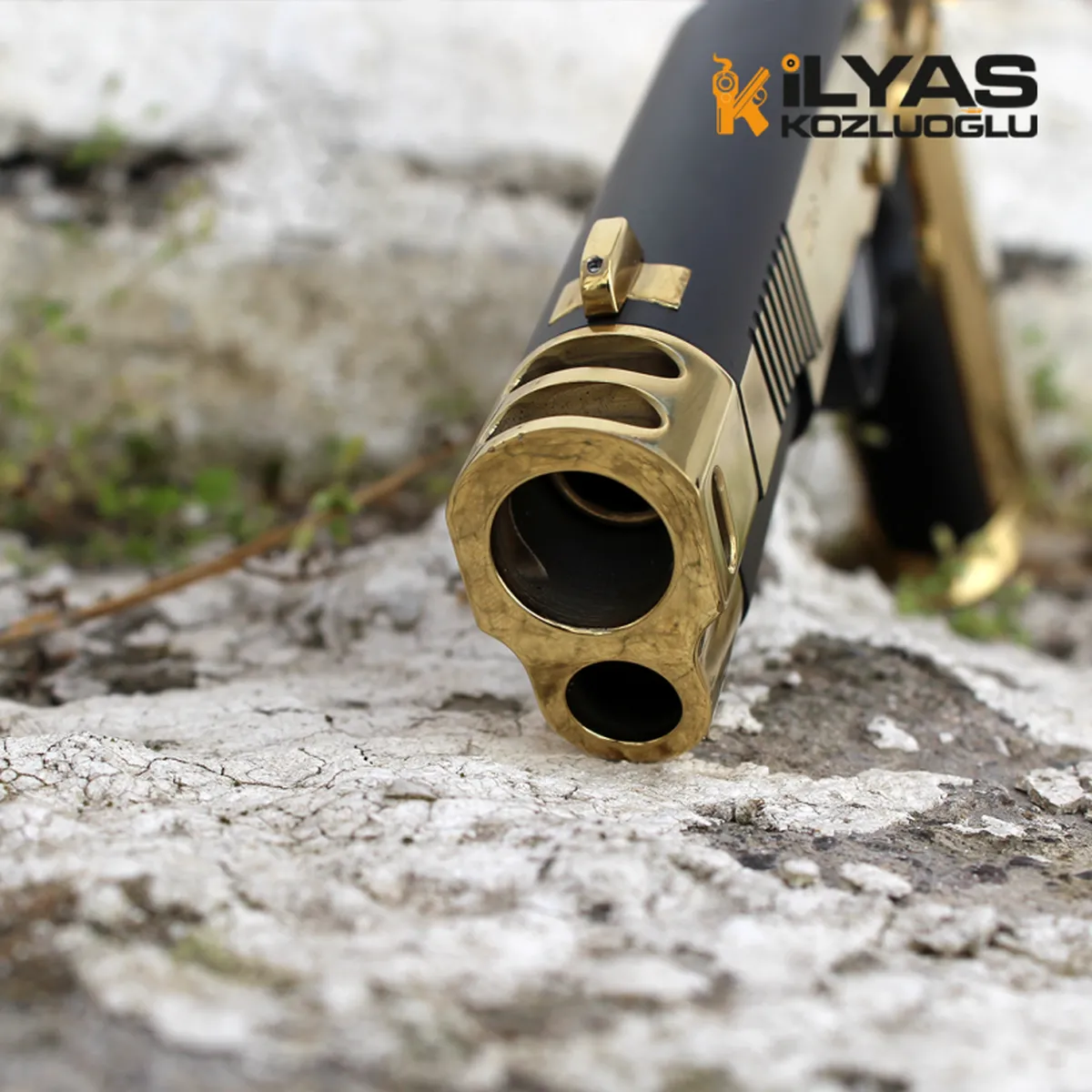 TİSAŞ Zig M1911 Gold & Mat Siyah Kaplama Detay 3
