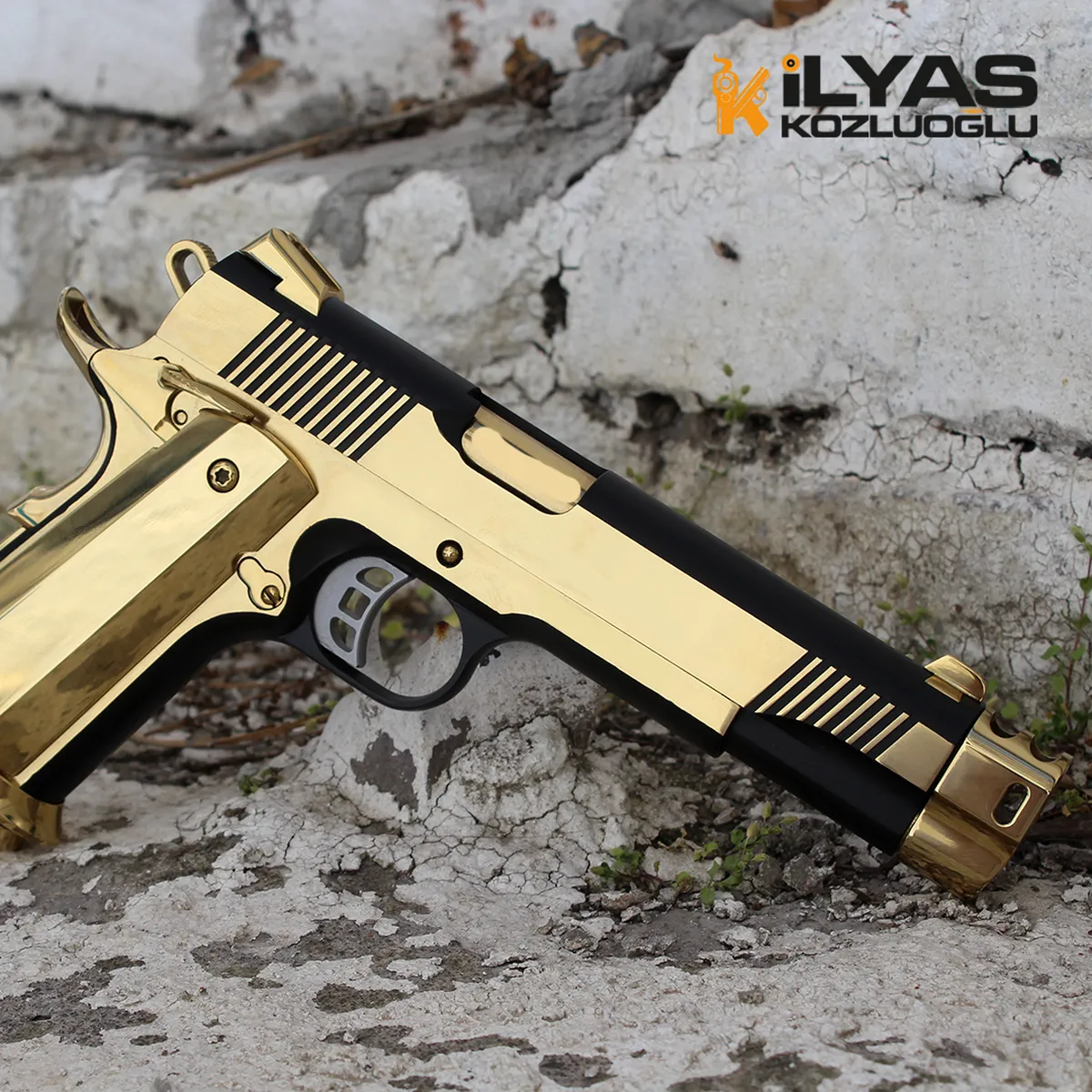 TİSAŞ Zig M1911 Gold & Mat Siyah Kaplama Detay 4