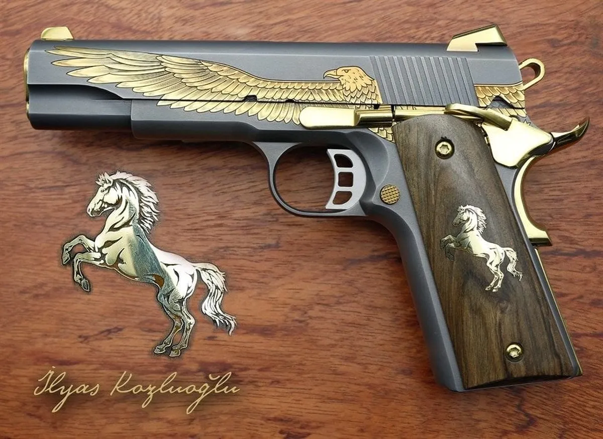 Tisaş ZIG M1911 Gölgeli Kartal Detay 5