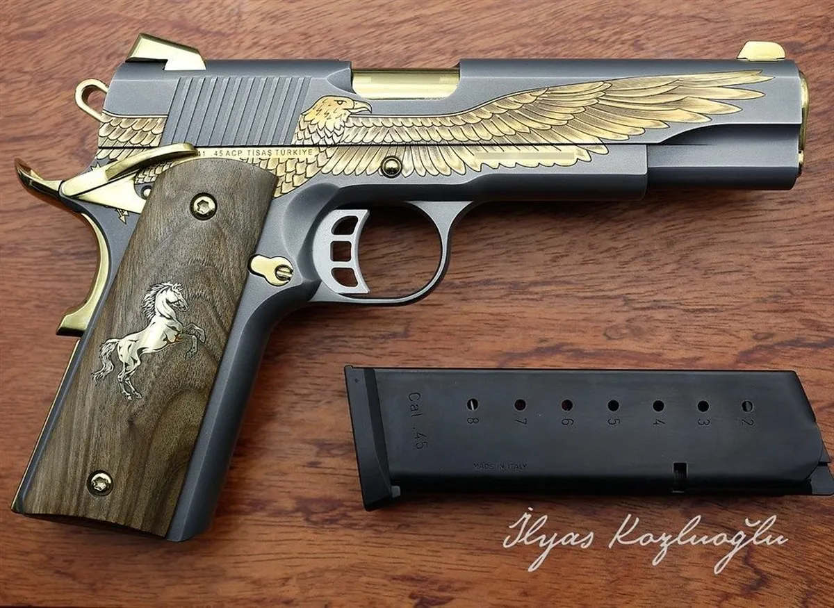 Tisaş ZIG M1911 Gölgeli Kartal Detay 6
