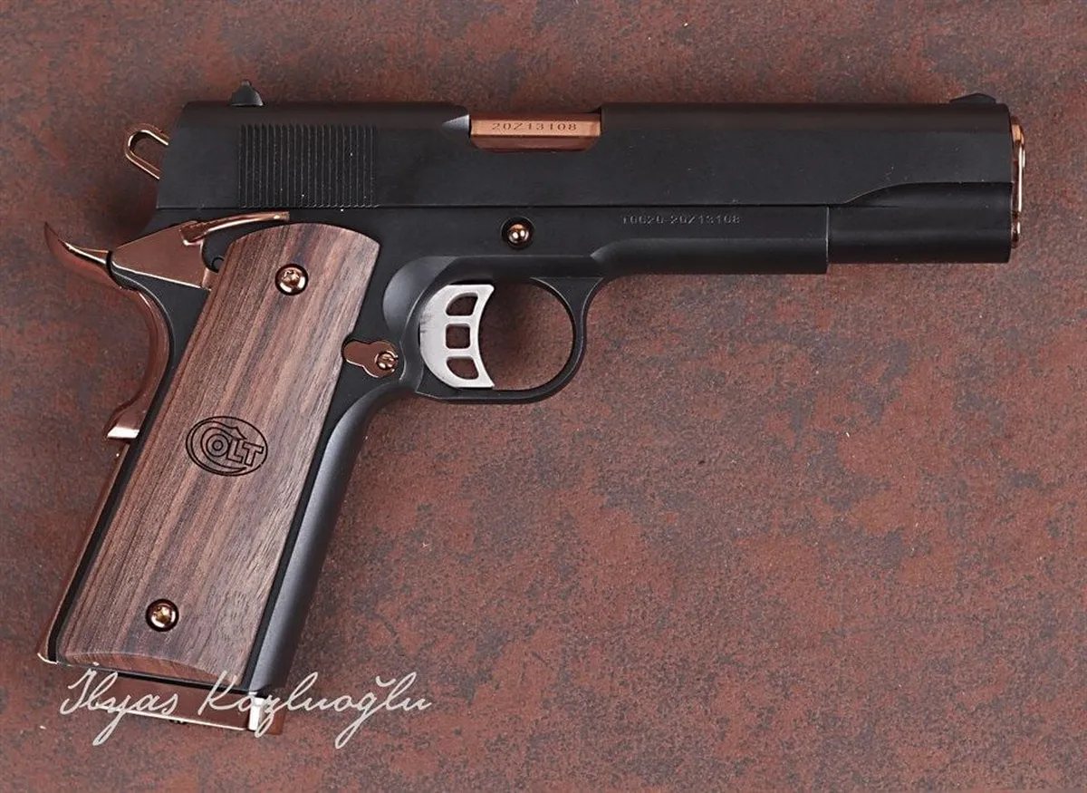 TİSAŞ ZIG M1911 Siyah Krom Kaplama Detay 2