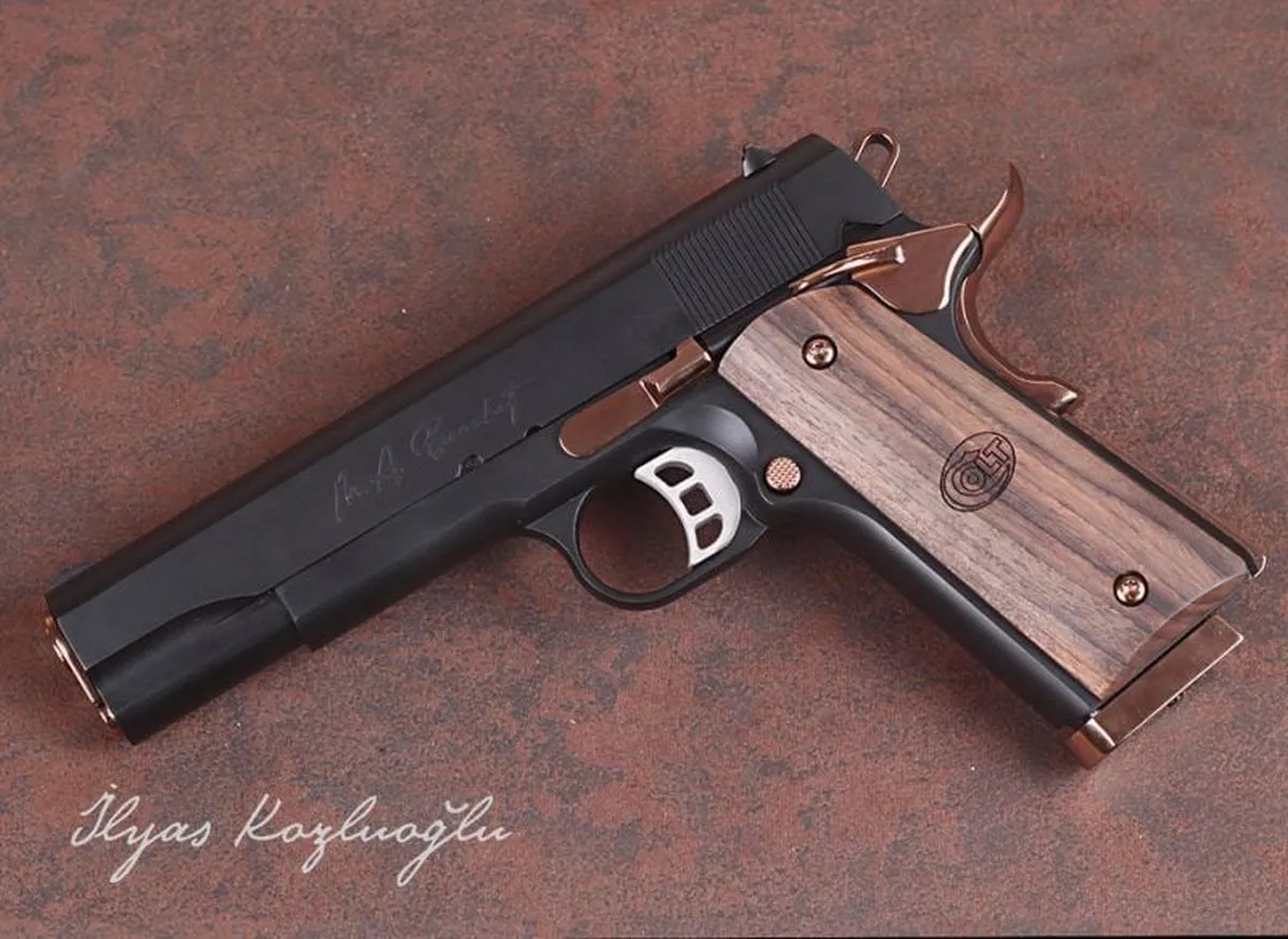 TİSAŞ ZIG M1911 Siyah Krom Kaplama Detay 3